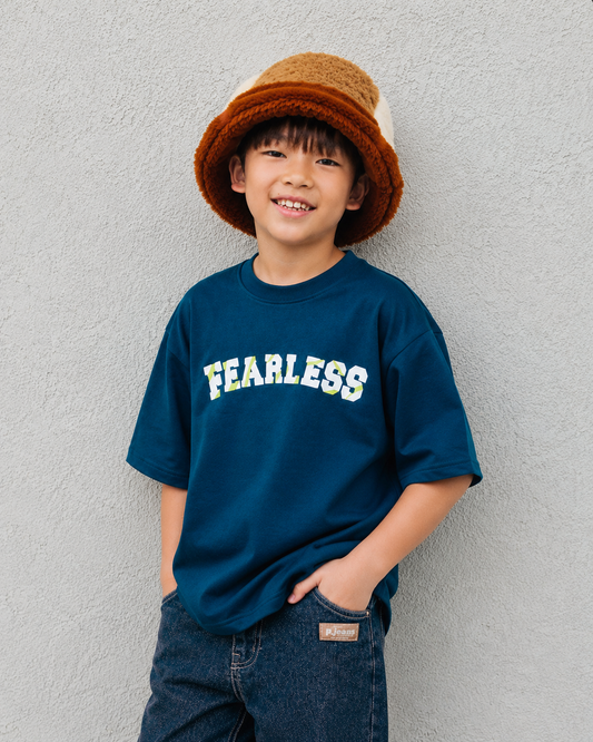 Teal Fearless - Kids' T-shirt
