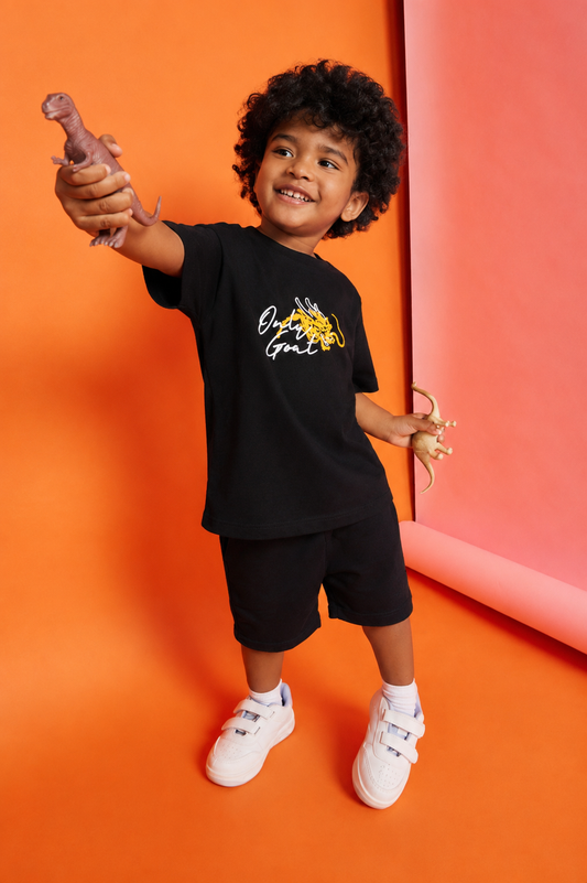 Black Fire Dragon- Kids' T-shirt