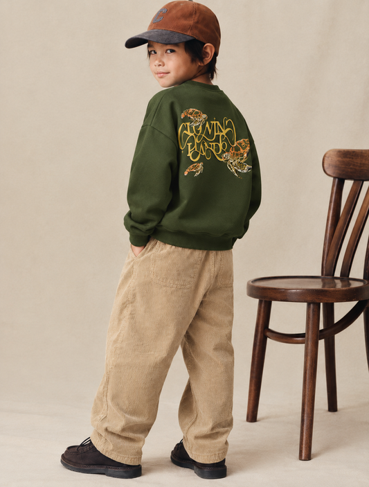 Olive Turtle Kids' Sweatshirt
