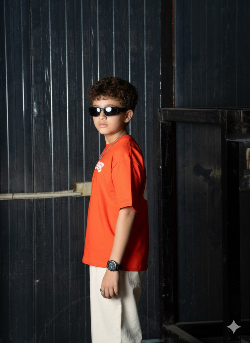 Orange Fearless T-shirt