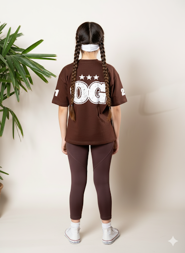 Brown OG Jersey- Kids' T-shirt