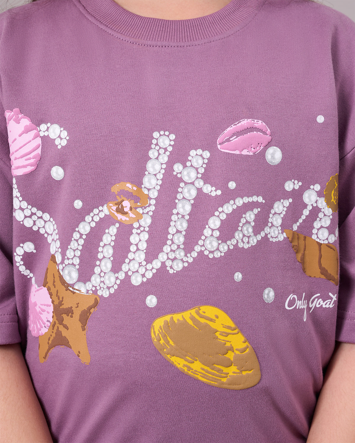 Mauve Saltair Beach Kids’ T-Shirt