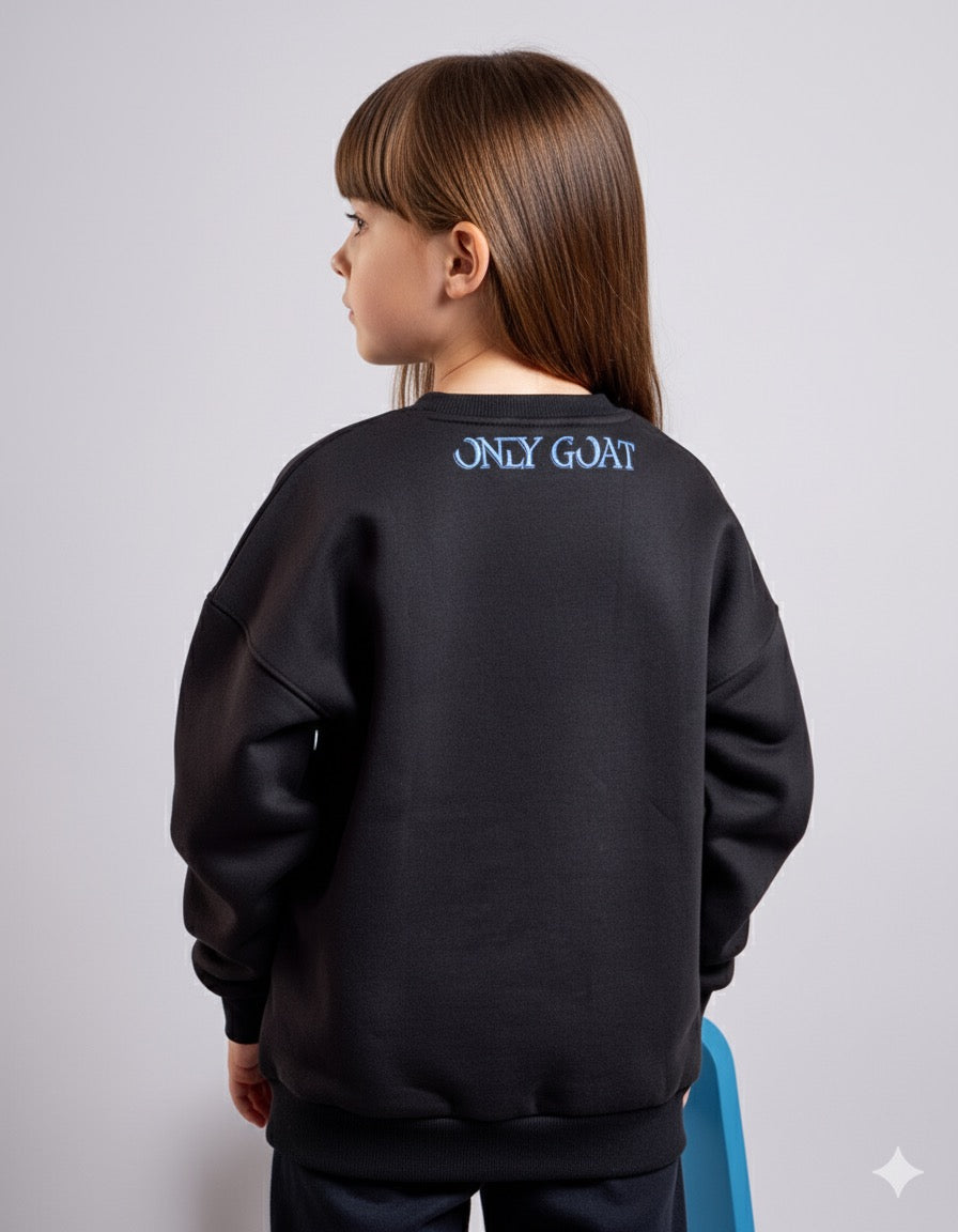 Black Graffiti Kids' Sweatshirt