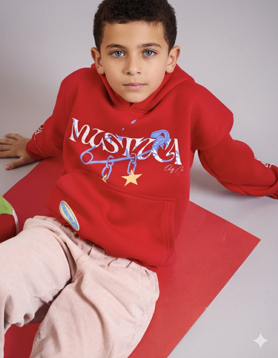 Mistica Red Kids' Hoodie