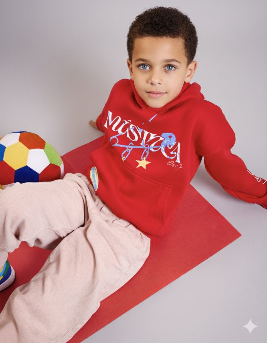Mistica Red Kids' Hoodie