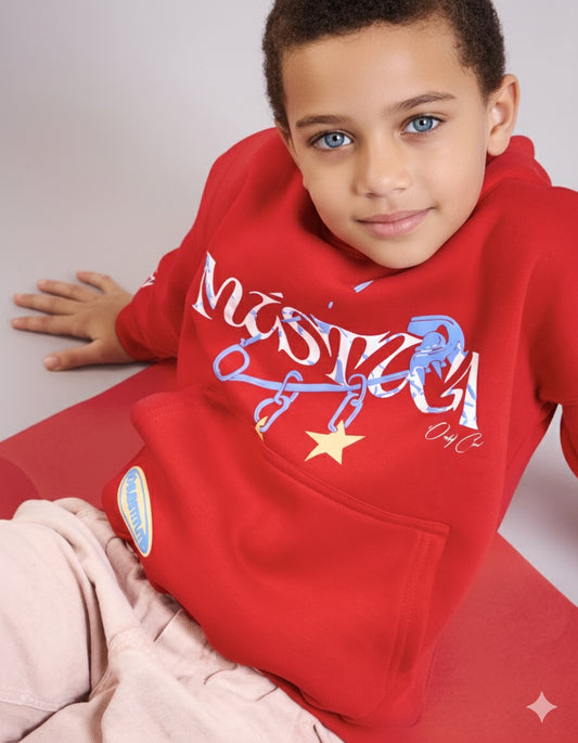 Mistica Red Kids' Hoodie