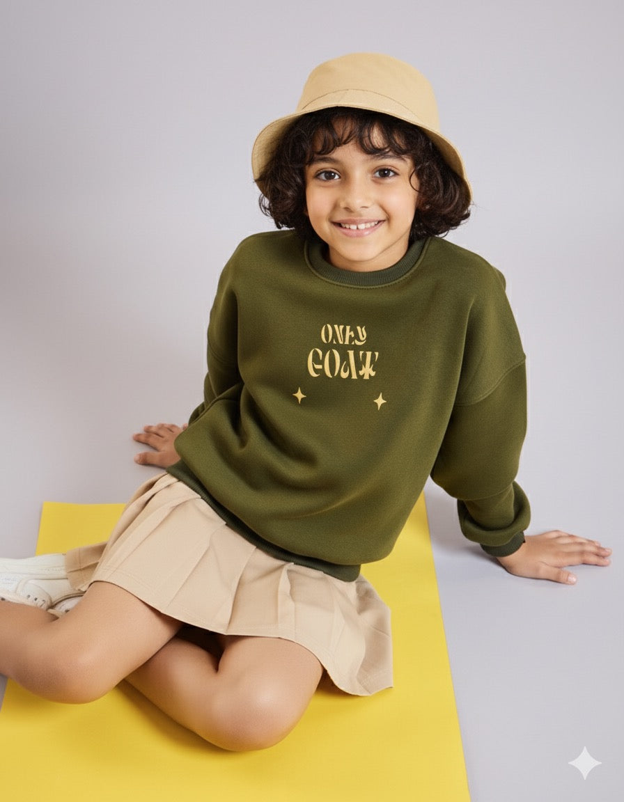 Olive Turtle Kids' Sweatshirt