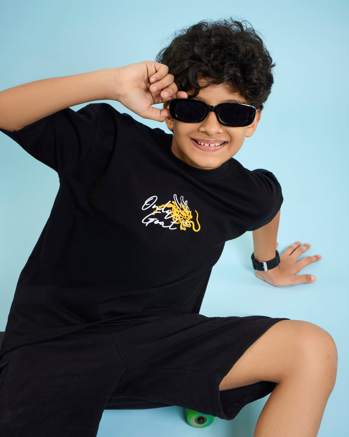 Black Fire Dragon- Kids' T-shirt