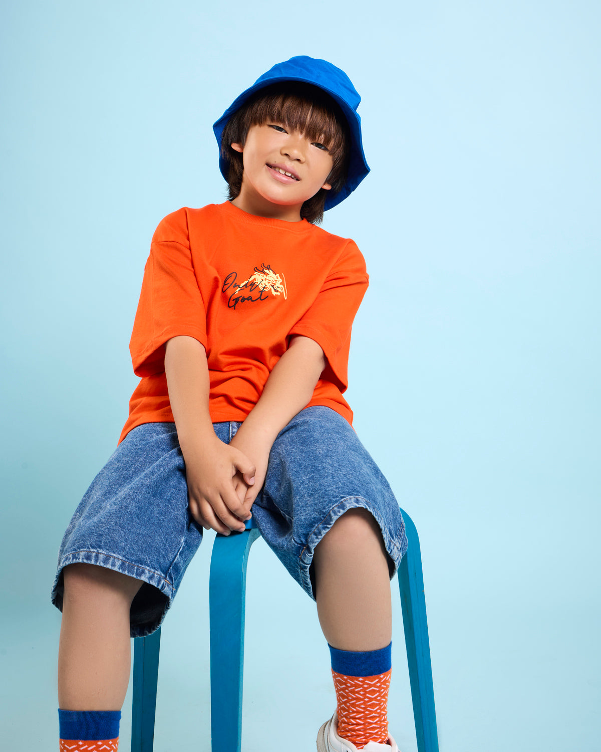 Orange Fire Dragon- Kids' T-shirt