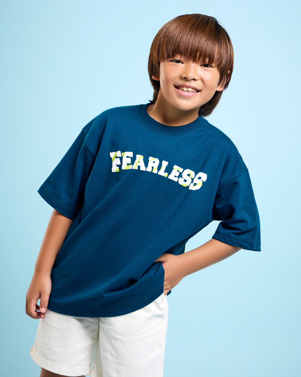 Teal Fearless - Kids' T-shirt