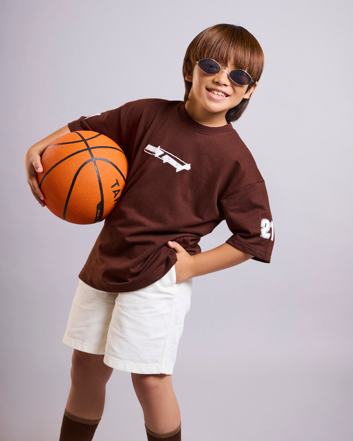 Brown OG Jersey - Kids' T-shirt