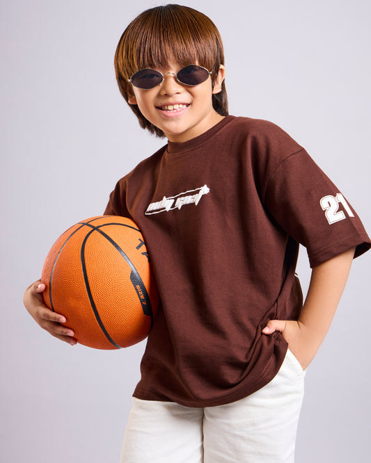 Brown OG Jersey - Kids' T-shirt