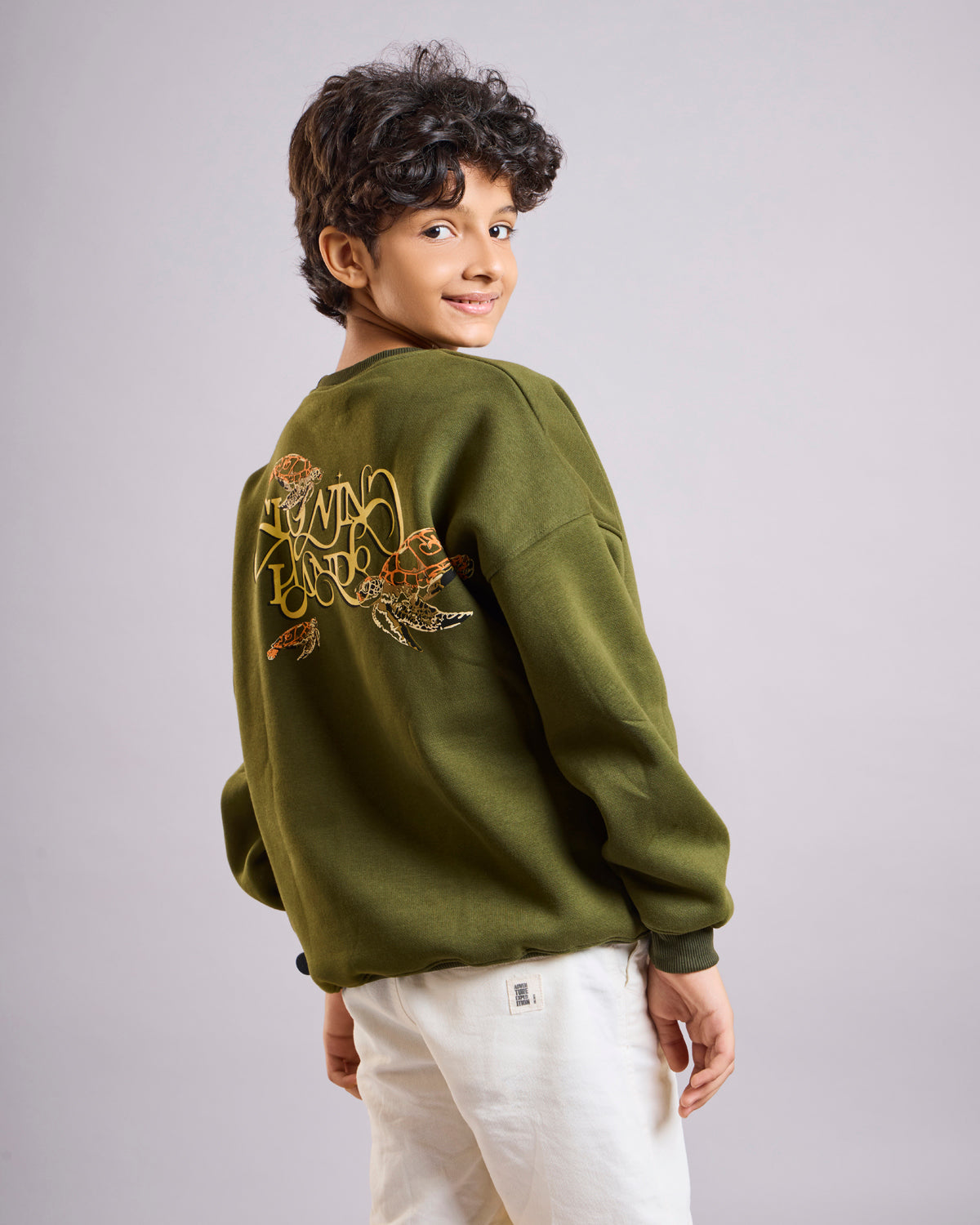 Olive Turtle Kids' Sweatshirt