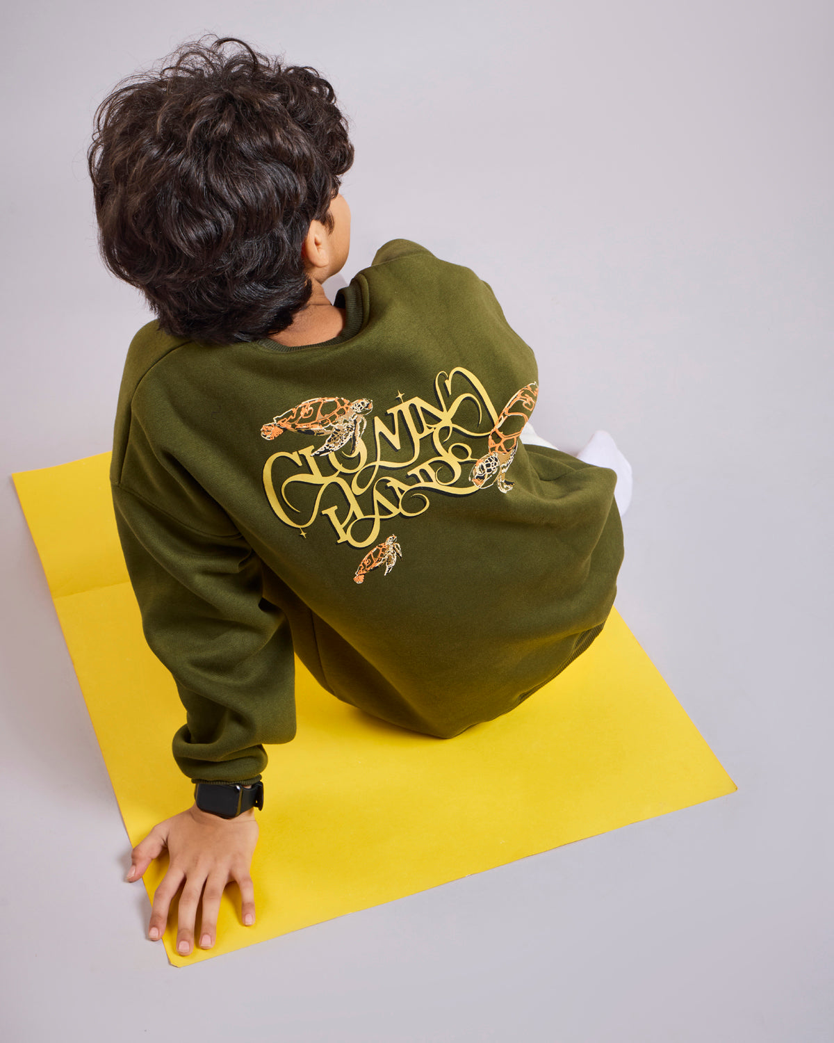 Olive Turtle Kids' Sweatshirt