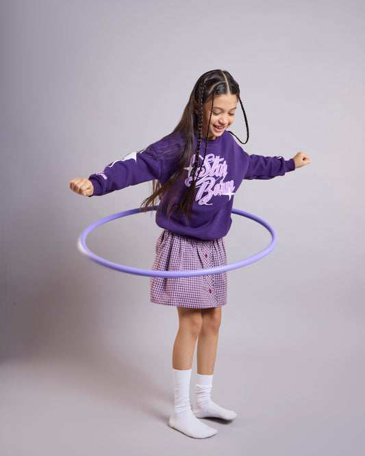 Purple Starborn Kids' Sweatshirt