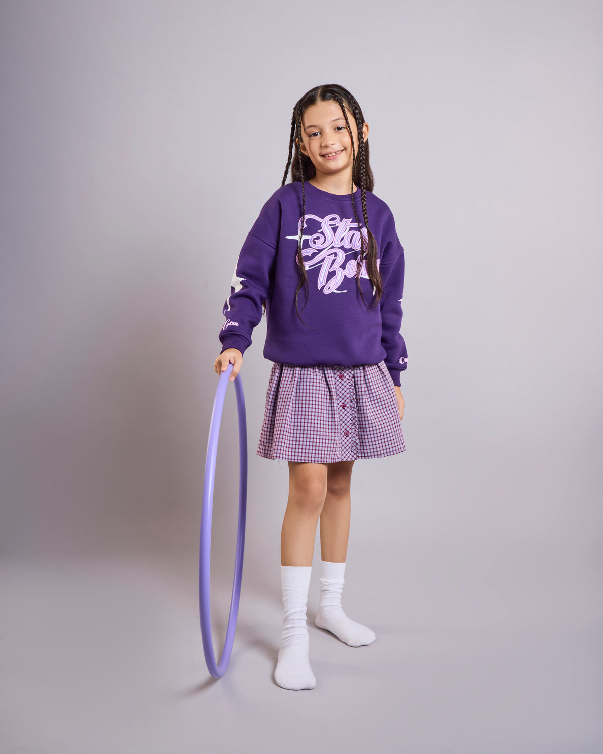 Purple Starborn Kids' Sweatshirt