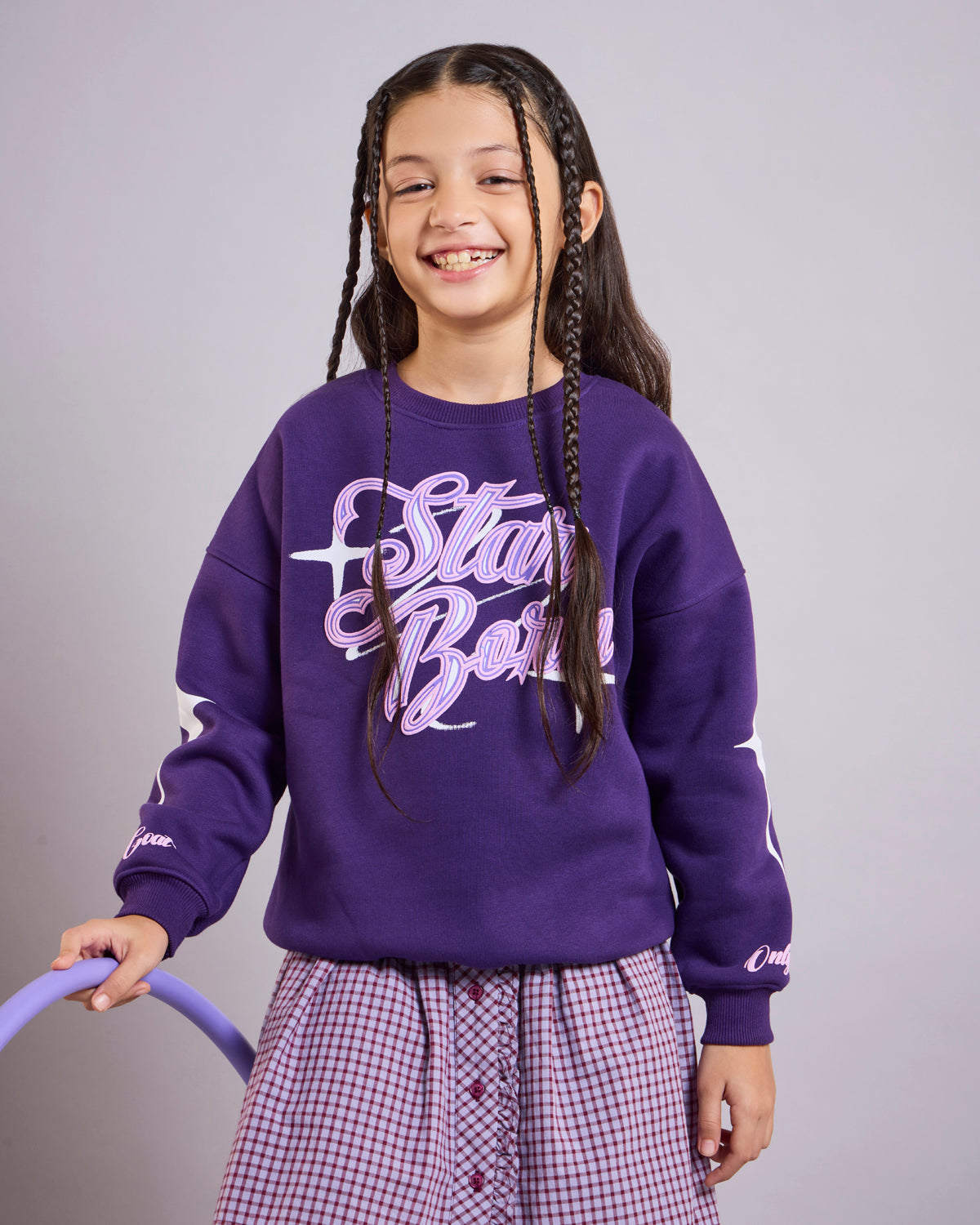 Purple Starborn Kids' Sweatshirt