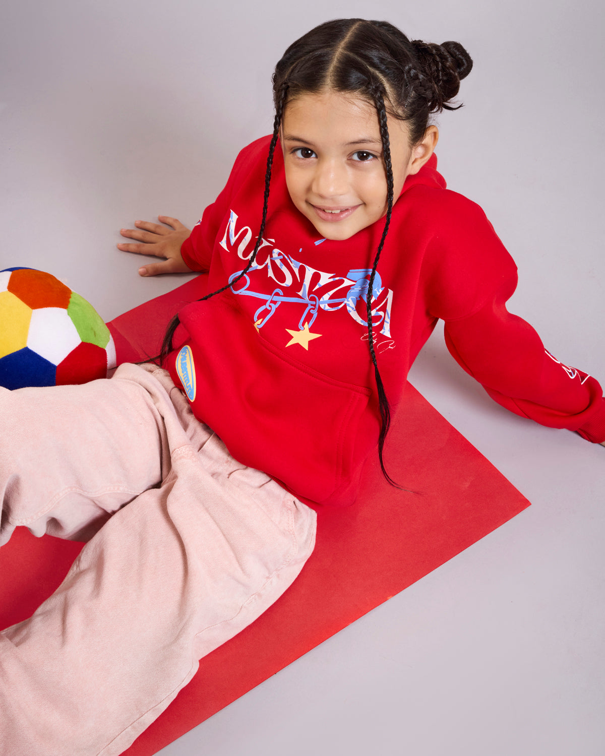 Mistica Red Kids' Hoodie