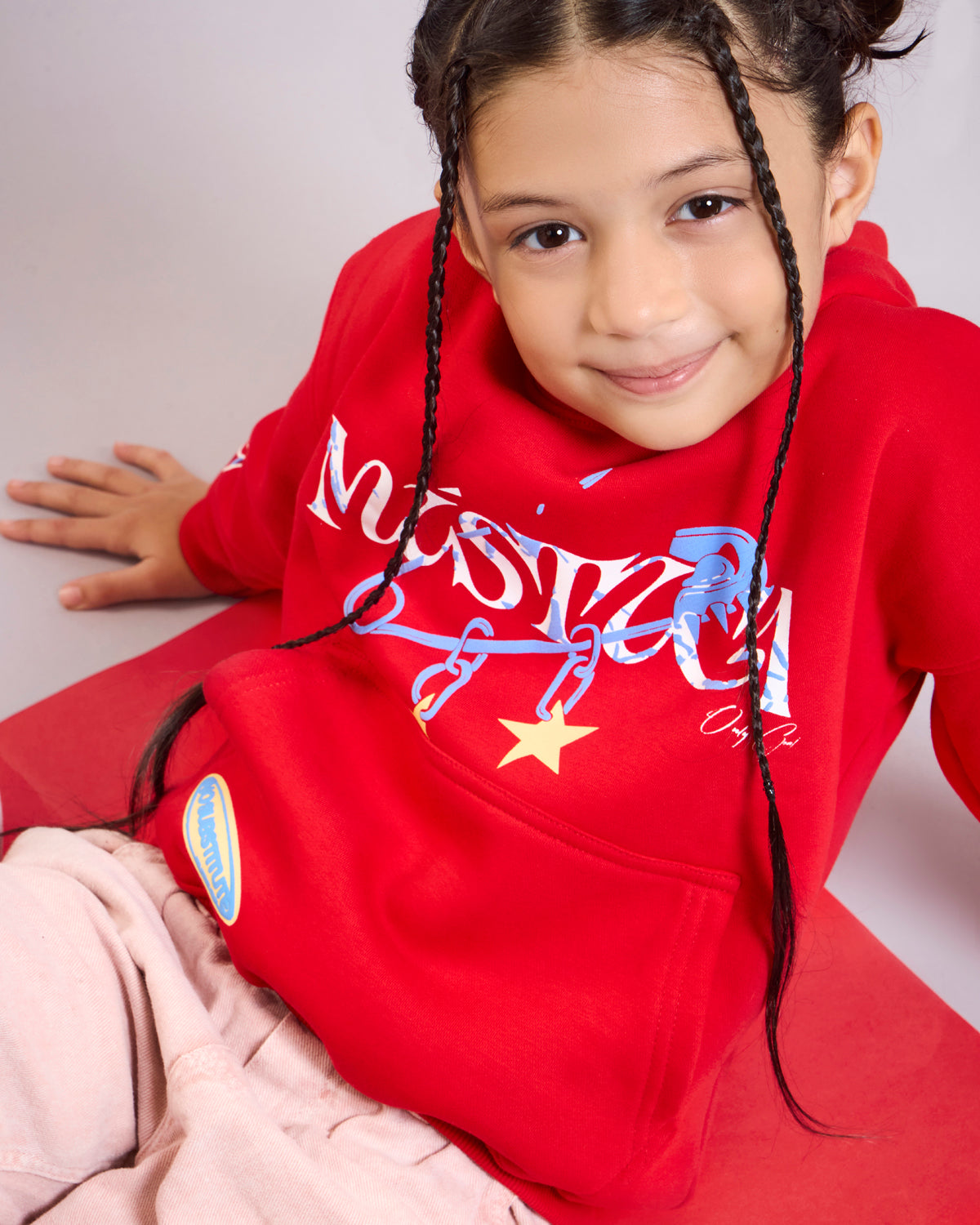 Mistica Red Kids' Hoodie