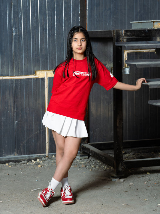 Red Anti social T-shirt