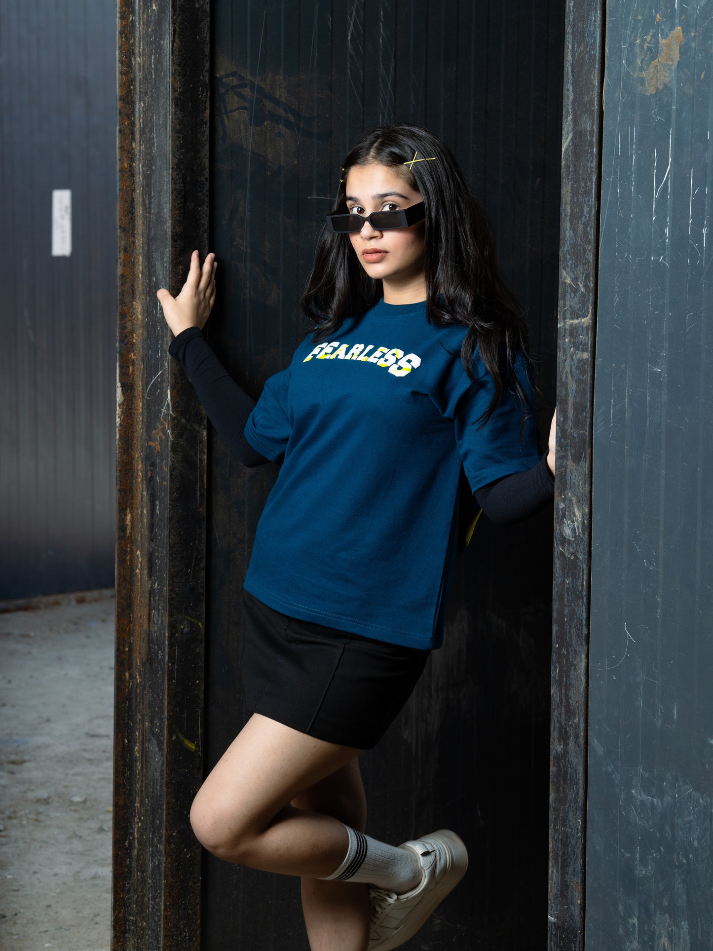 Teal Fearless T-shirt