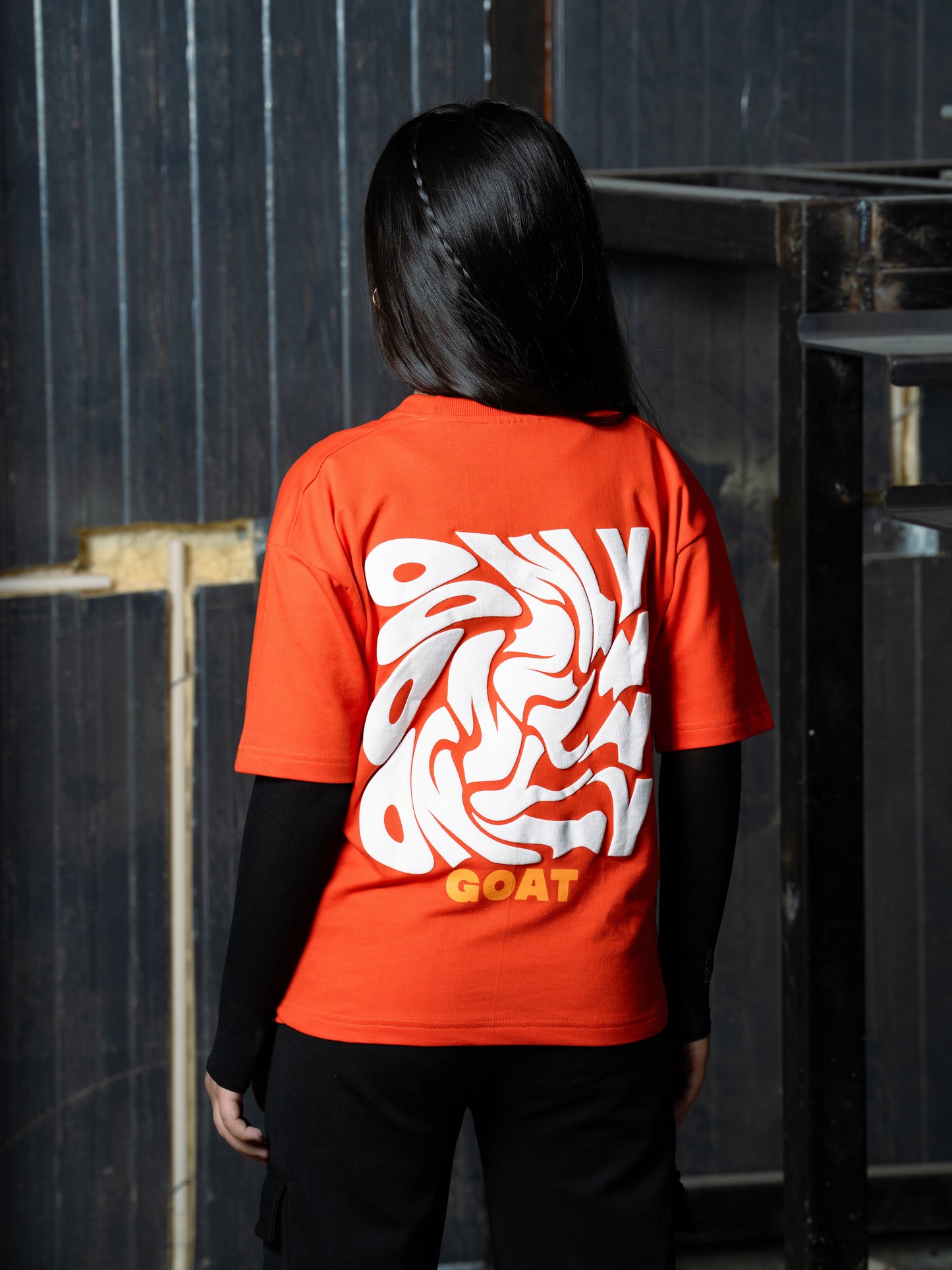 Orange Fearless T-shirt