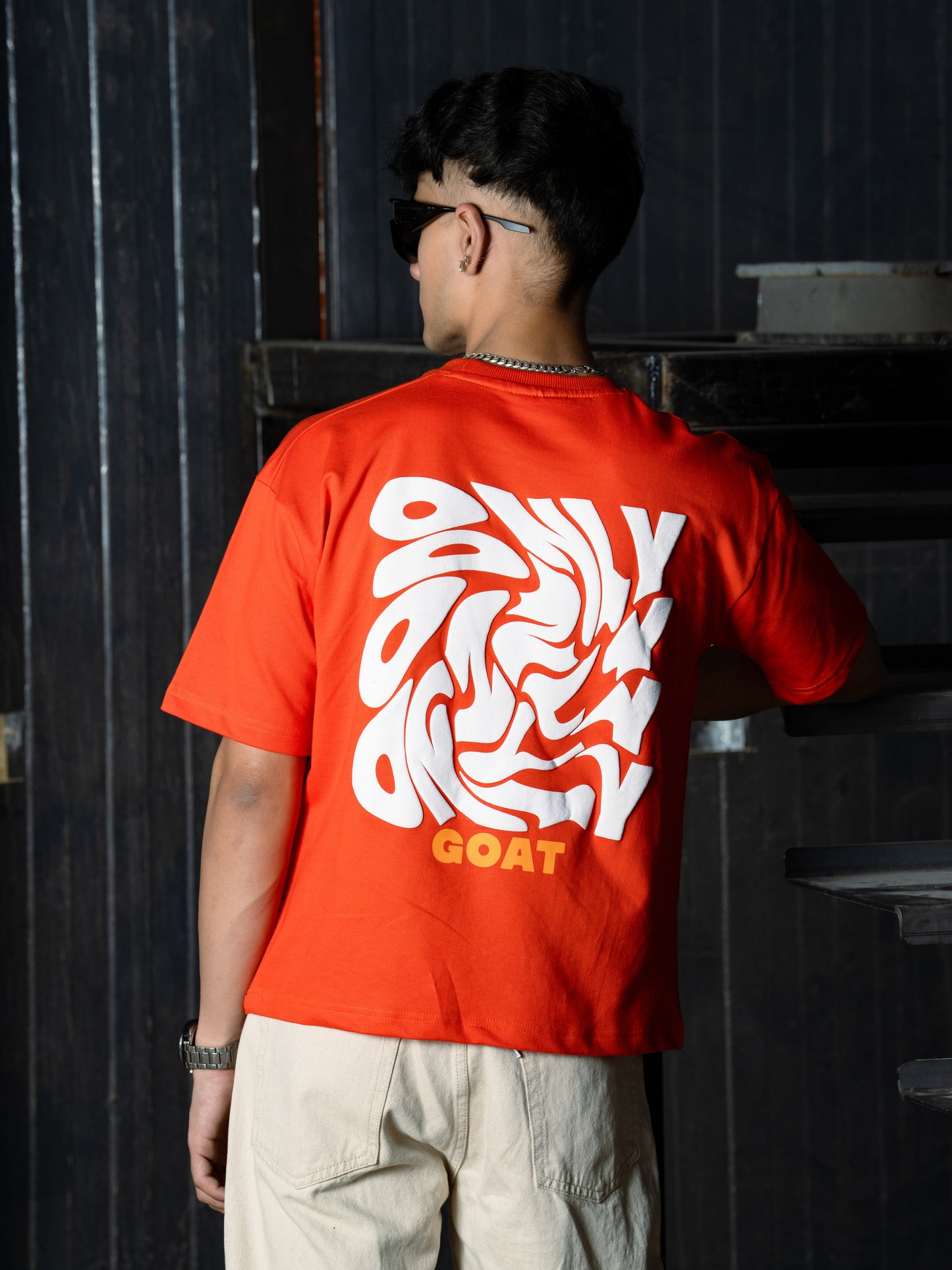 Orange Fearless T-shirt