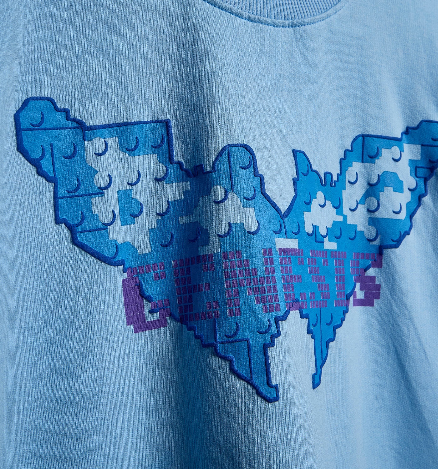 Genesis Butterfly – Sky Blue Kids’ T-Shirt