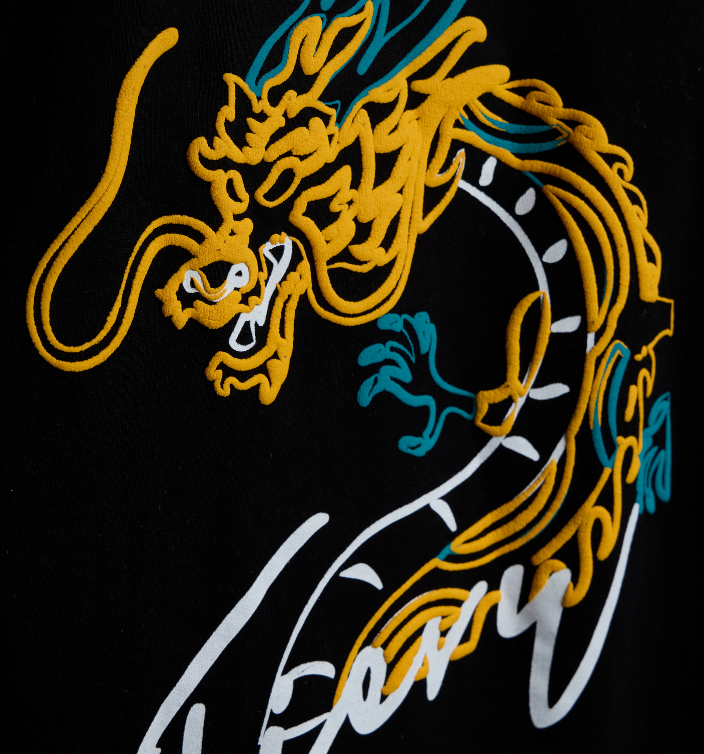 Black Fire Dragon- Kids' T-shirt