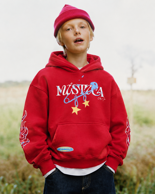 Mistica Red Kids' Hoodie