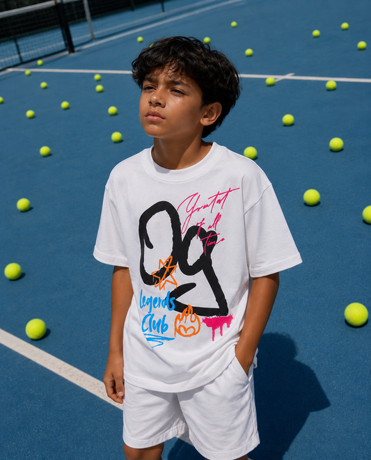White OG Scribble Kids’ T-Shirt