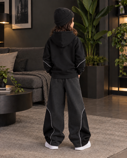 OG Black Grey Cut & Sew Co-ord Set