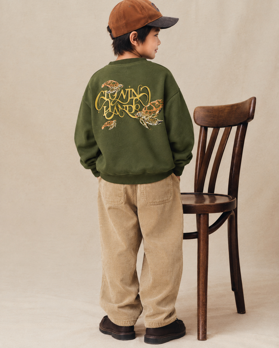 Olive Turtle Kids' Sweatshirt