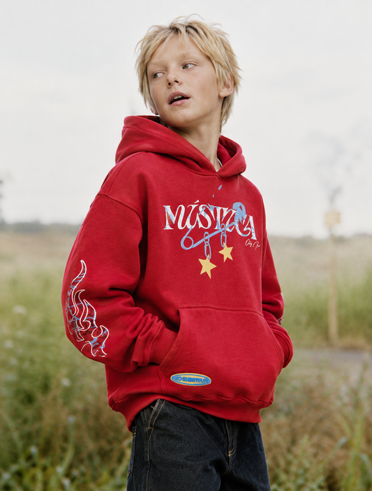 Mistica Red Kids' Hoodie