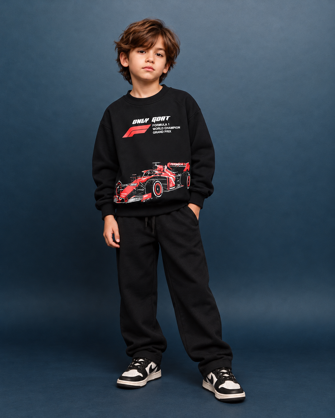 OG Black Racing Graphic Sweatshirt
