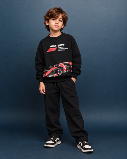 OG Black Racing Graphic Sweatshirt