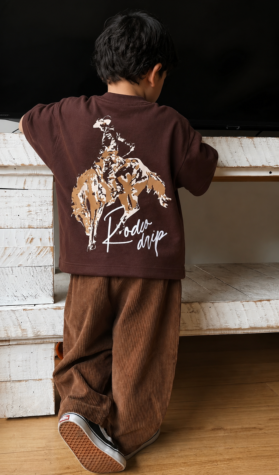Brown Cowboy Kids’ T-Shirt
