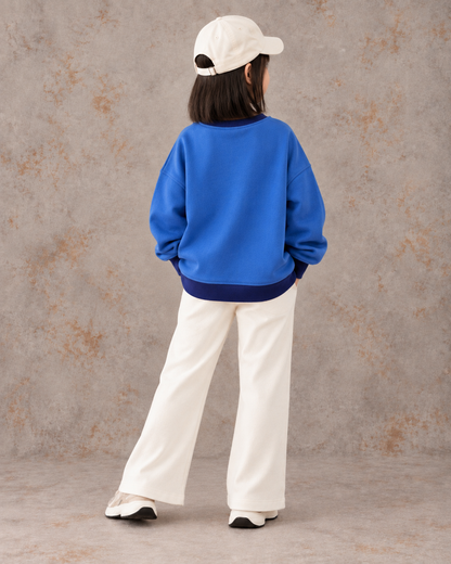OG blue Racing Graphic Sweatshirt