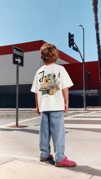 White Jazz Do It Music Kids’ T-Shirt