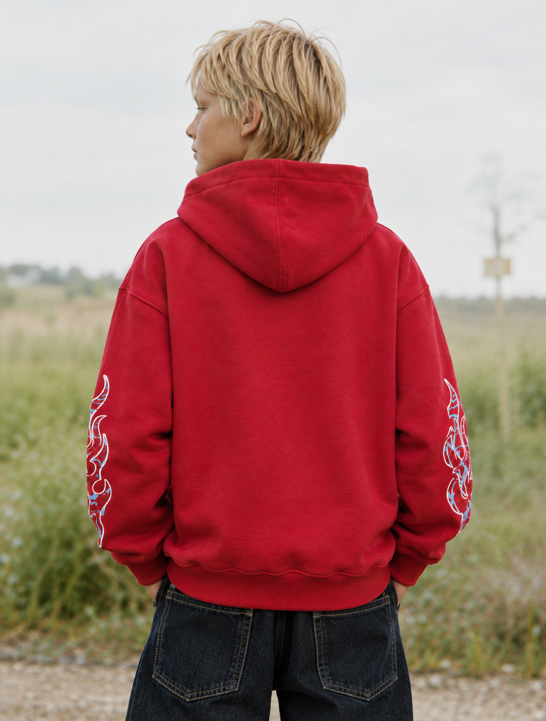 Mistica Red Kids' Hoodie