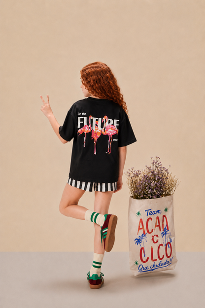 Black Flamingo Kids' T-shirt