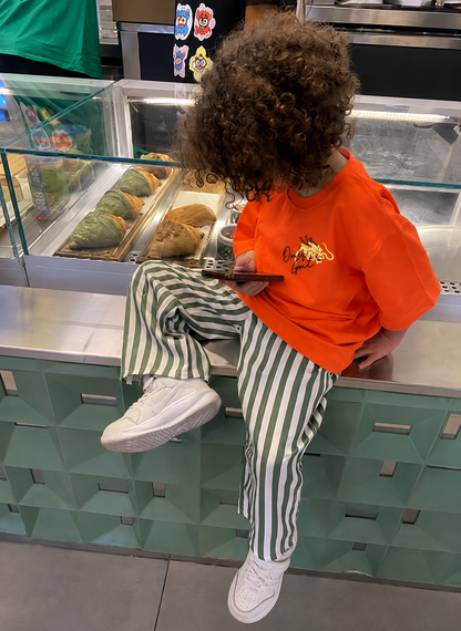 Orange Fire Dragon- Kids' T-shirt
