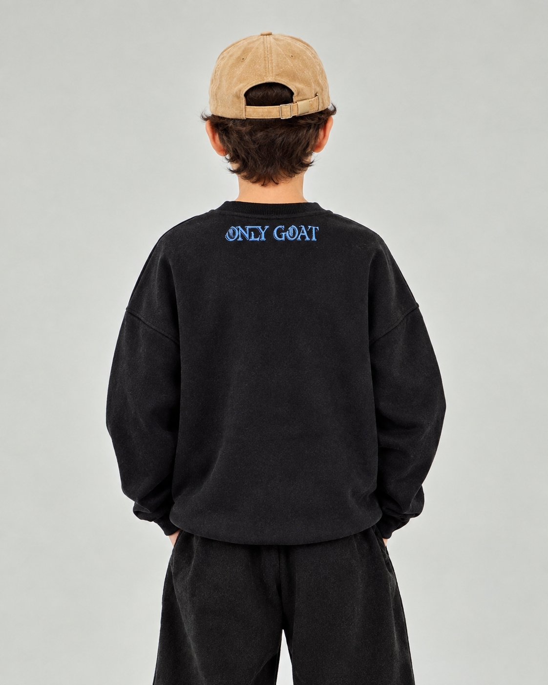 Black Graffiti Kids' Sweatshirt