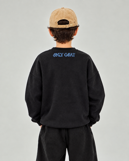 Black Graffiti Kids' Sweatshirt