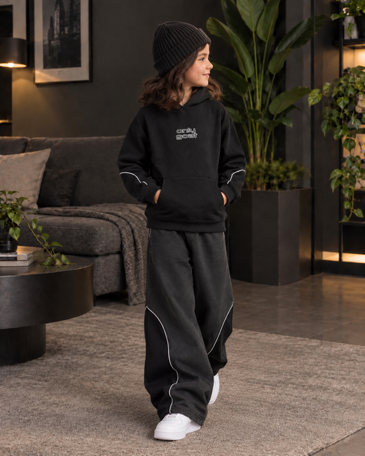 OG Black Grey Cut & Sew Co-ord Set