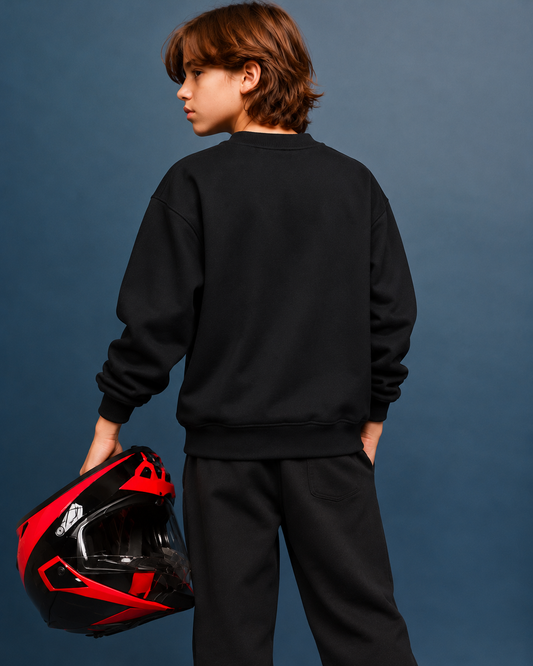 OG Black Racing Graphic Sweatshirt
