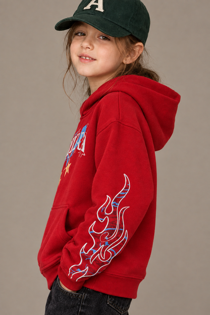 Mistica Red Kids' Hoodie