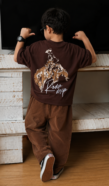 Brown Cowboy Kids’ T-Shirt