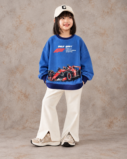 OG blue Racing Graphic Sweatshirt