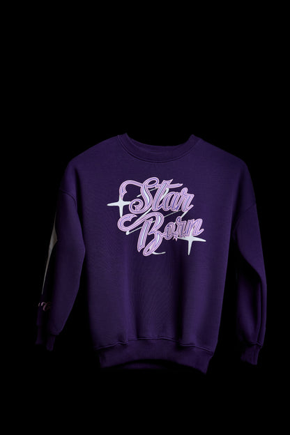 Purple Starborn Kids' Sweatshirt